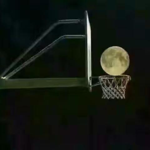 冷夜中的一轮明月