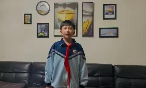 疫情下，诵读中。 ——503班