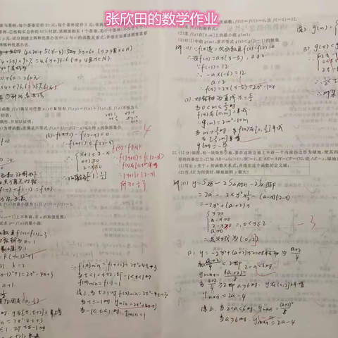 聊城一中2021级高一年级老校区寒假作业检查情况