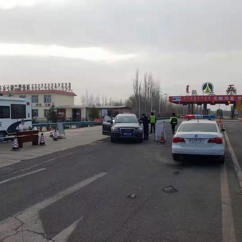 五原交警再战疫情 全力筑牢辖区防控第一线