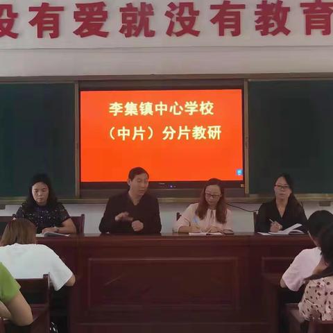 李集镇小学召开（中片）分片教学教研工作会议