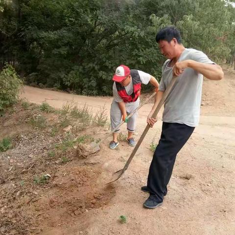 正在清理垃圾中