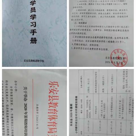 乐安县2020年暑期小学新班主任培训简报---【美篇】