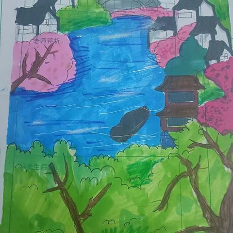 “春风十里不如写你，绘你”——善国中学初中部八年级“春”主题作文展评