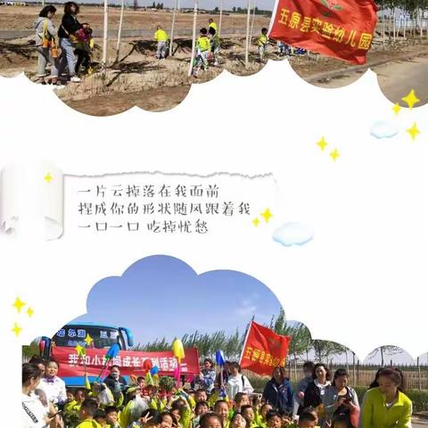 让家乡多一点儿绿——五原县实验幼儿园我与小树同成长系列活动之二