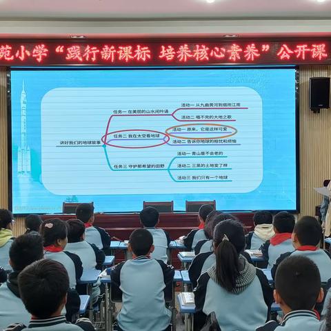 【西苑 双减 新教学】我在太空看地球——西苑小学“践行新课标培养核心素养”语文课堂展示活动