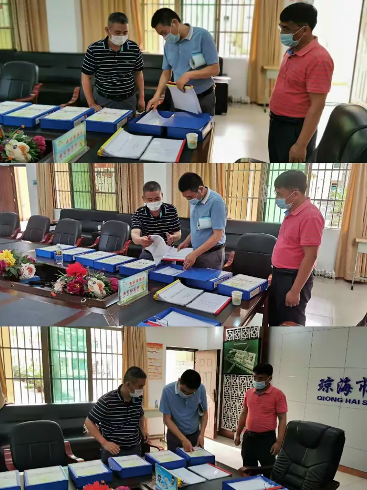 省教育厅检查组到琼海市嘉积第三中学检查指导疫情防控和开学准备工作