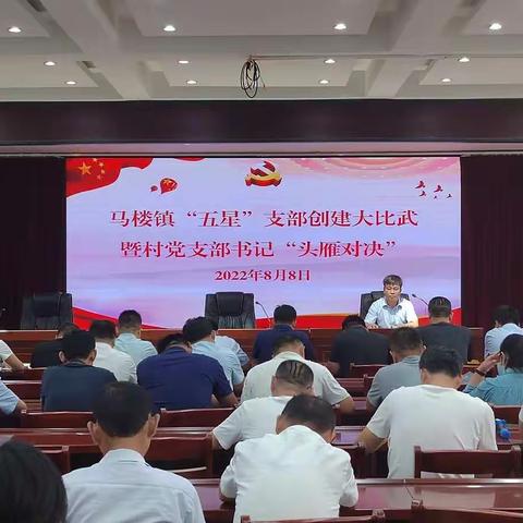 马楼镇：群雁高飞头雁领，“比武争星”打擂台