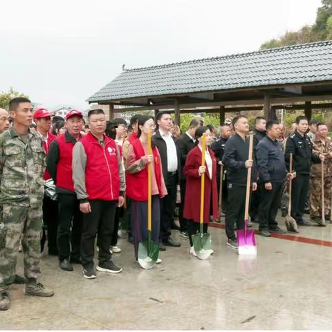 履行植树义务，共护闽江源头——水茜镇开展义务植树活动