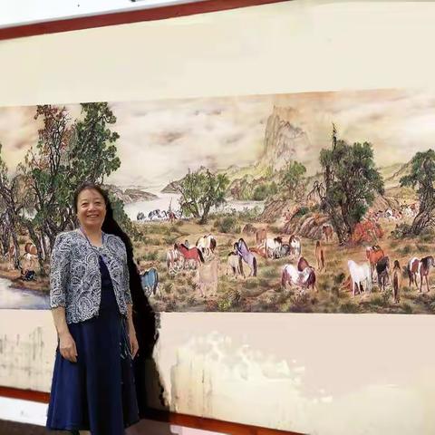 康笑枫的彩墨山水画