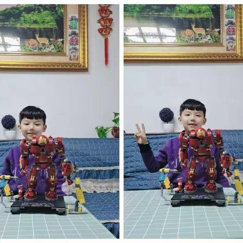 烟台支农里小学一年级二班赵浩然寒假生活