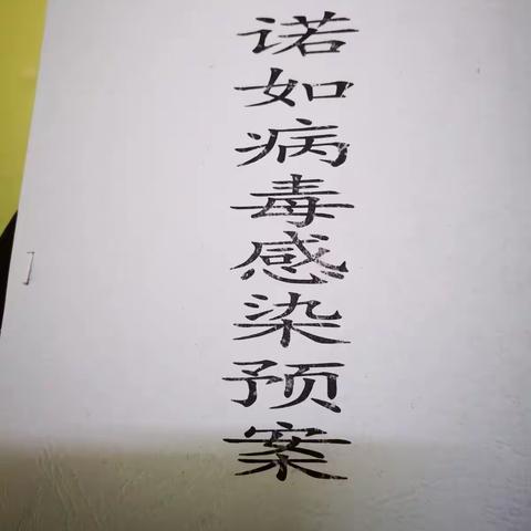 春蕾幼儿园2017年秋季诺如病毒感染爆发疫情的应急预案