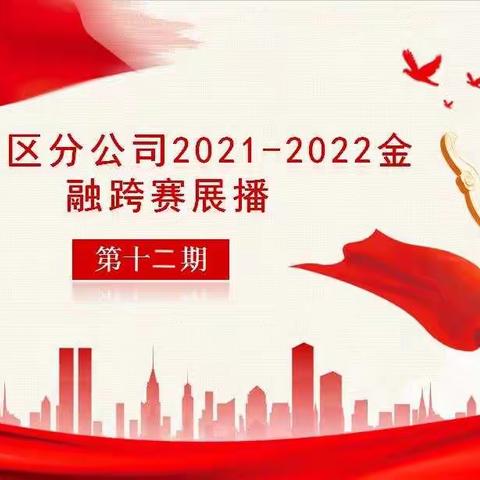 吉州区分公司2021-2022金融跨赛展播第十二期