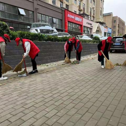 巾帼志愿齐行动                              合力共创文明城