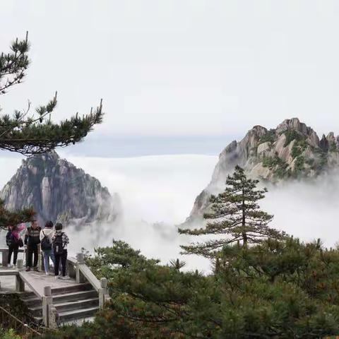 雾锁黄山