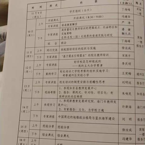 2018年吉林省干训主任省外提高培训 南通市高等师范专科学校 研修花絮(一)