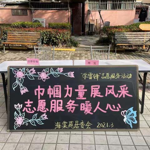 “巾帼力量展风采，志愿服务暖人心” ——学雷锋志愿活动