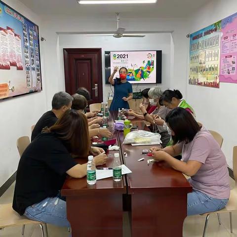 法绣小花束饰品