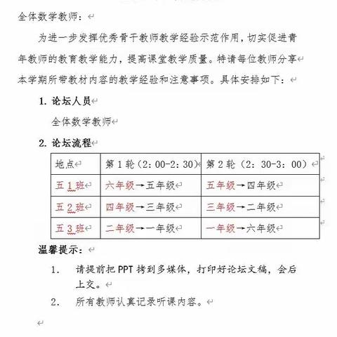 【太平小数·师研】经验分享 传递智慧——太平小学数学教师微论坛