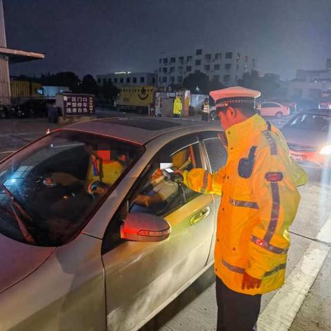 醉驾入刑十周年！塘下交警夜查酒驾“不打烊”