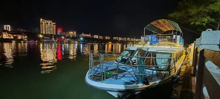 东江滨公园 璀璨夜景 意境之美 极致之美