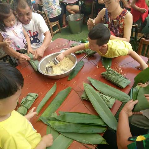 麻阳水幼儿园大班组端午节活动