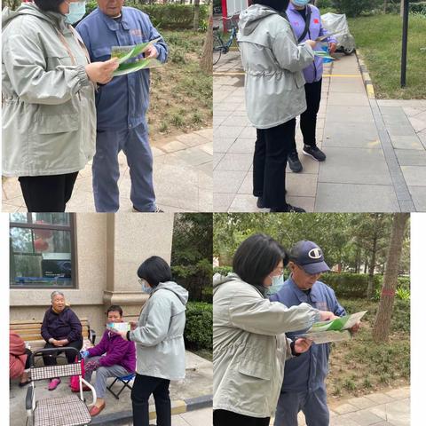 众美绿都社区党支部开展裕华区人才绿卡宣传活动
