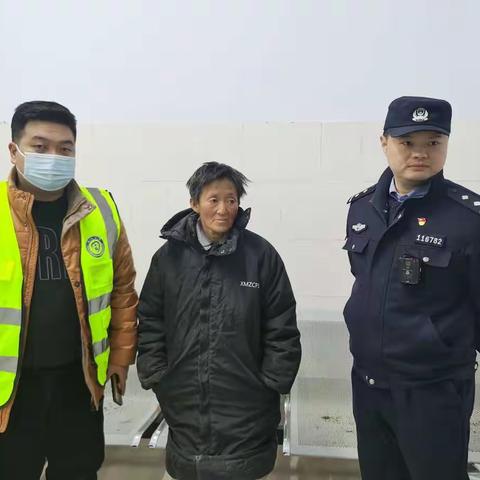 “寒冬送温暖，救助在行动。”——洛宁县救助管理站