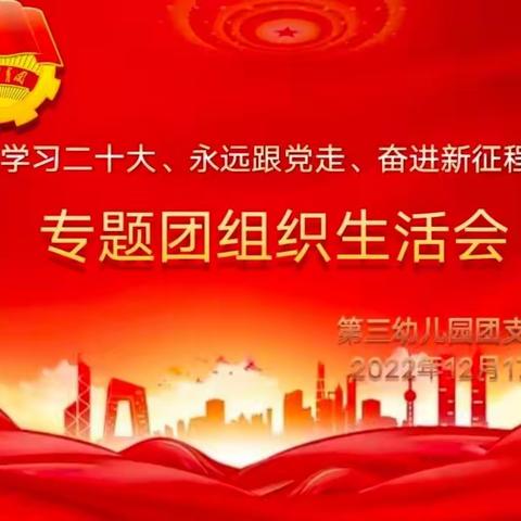 共青团阿合奇县第三幼儿园召开2022年度“学习二十大、永远跟党走、奋进新征程”专题组织生活会