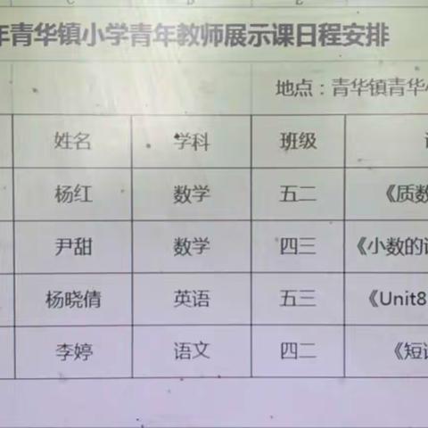 研课磨砺促成长  三尺讲台展风采