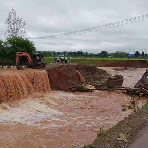 洪水无情人有情，党群一心抗洪灾——酒后村