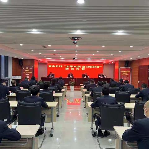 天水分行公司条线重点业务工作调度会