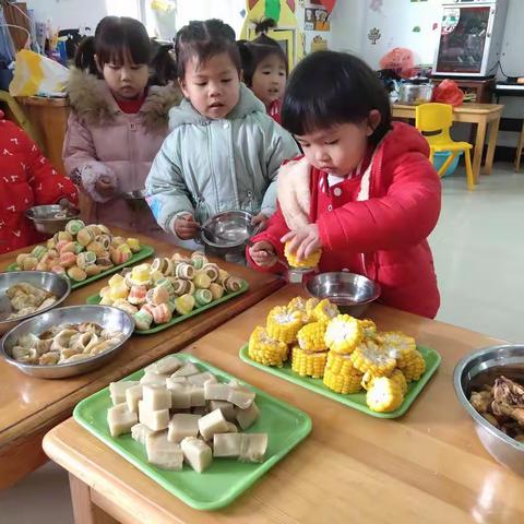 横石塘镇中心幼儿园小一班  美食分享会