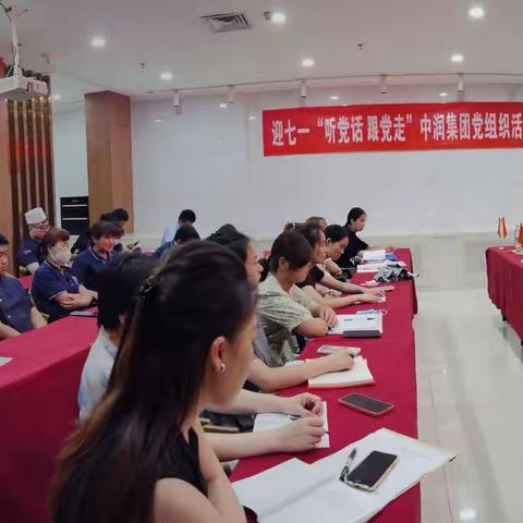 迎七一 中润党组织活动