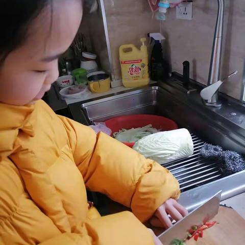 第一次炒菜（李馨怡）