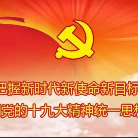 认真学习贯彻"十九大"精神，以严谨的政治思想迈步新的征程