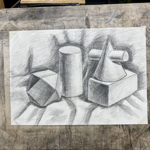 秦韵教育寒假素描班2022年1🈷️28日 课程总结