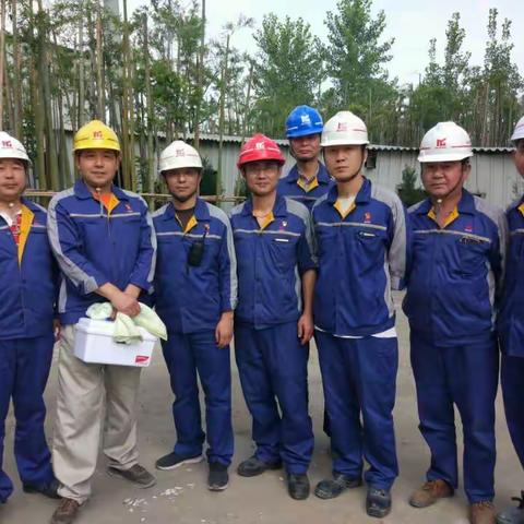 和选甲作业区安全演习