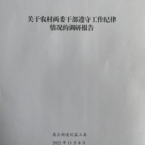 调研村居廉政   助推乡村发展