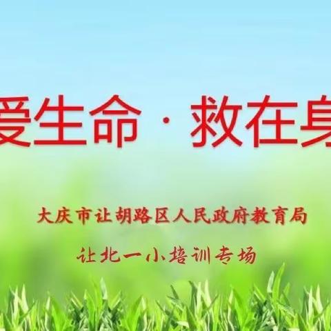 让北一小“救在身边，校园守护”专题培训