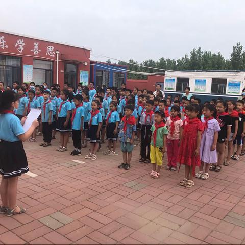 庆祝建党百年 汲取奋进力量——王佐小学喜迎建党100周年系列活动之国旗下的讲话
