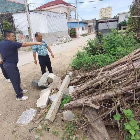 新龙镇开展龙卧村、龙佑村、道达村环境卫生监督整改工作