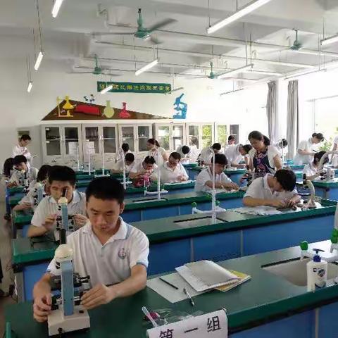 海口四中2020届学生学业水平考试生物科实验操作考查纪实