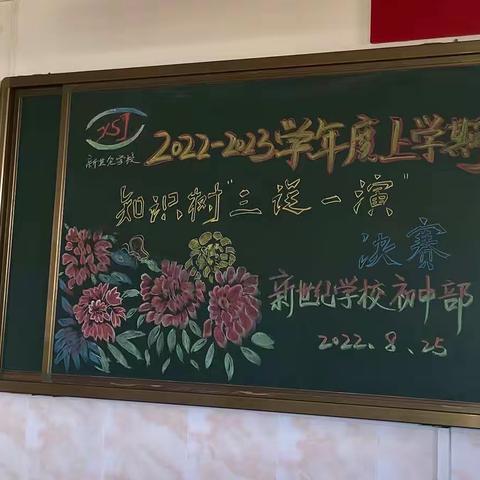 通辽市新世纪学校初中部2022-2023学年第一学期知识树“三说一演”比赛