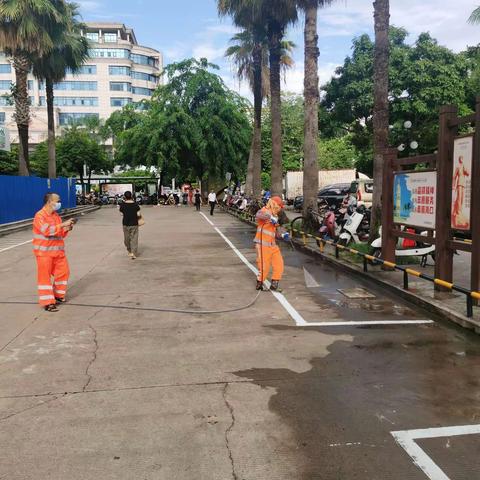 2021年9月26日港丰市场双创巩文明驻点巡查