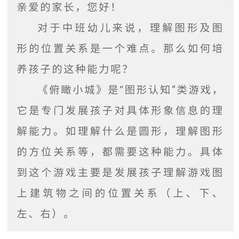 思维游戏《俯瞰小城🏰》活动反馈