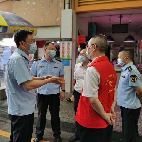 市场建设处到盐田区督导农贸市场“创文”工作