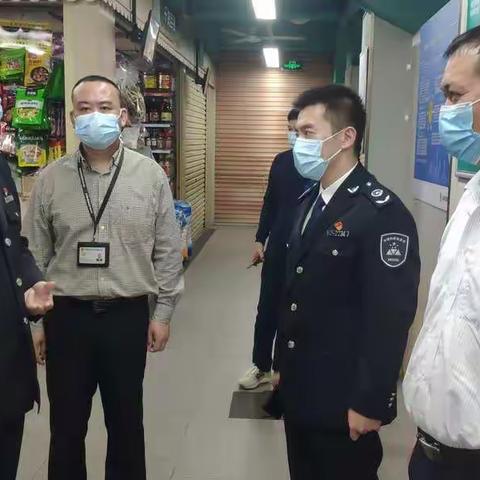 市市场监管局盐田局局领导率队督导文明城市创建工作