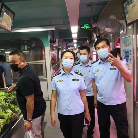 市局党组成员、副局长莫熙玲到盐田督导国庆假期疫情防控工作