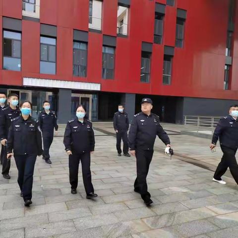 市局机关下沉一线，助力开展安保工作